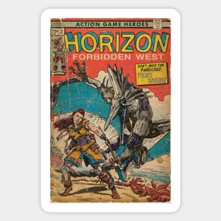 Horizon Forbidden West - comic cover fan art Sticker